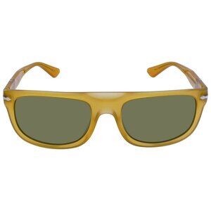 Persol Light Green Rectangular Men's Sunglasses PO3271S Brand New Without Tags